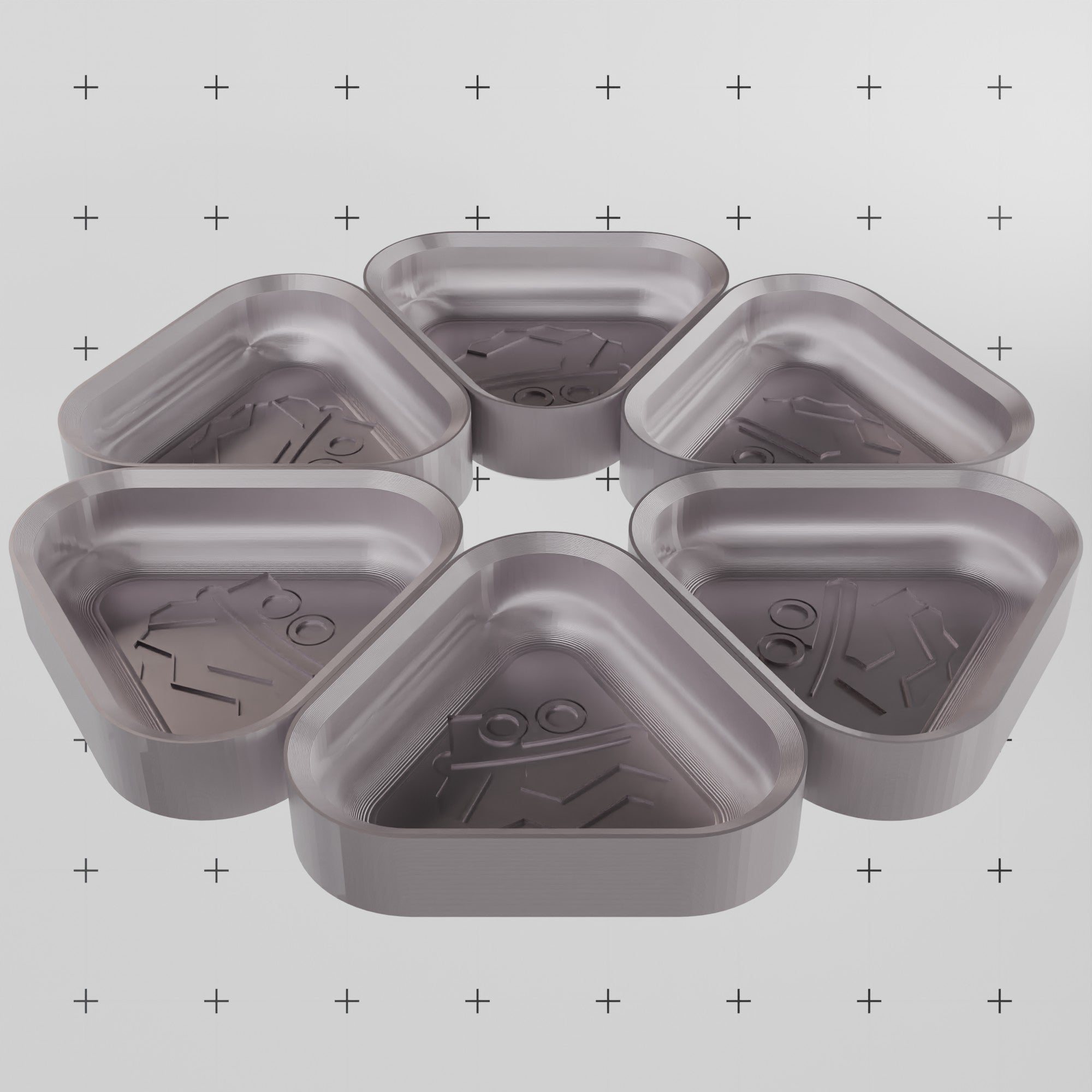 UNPLAYABLE+ SnapTray Triangle – Bundle of 6