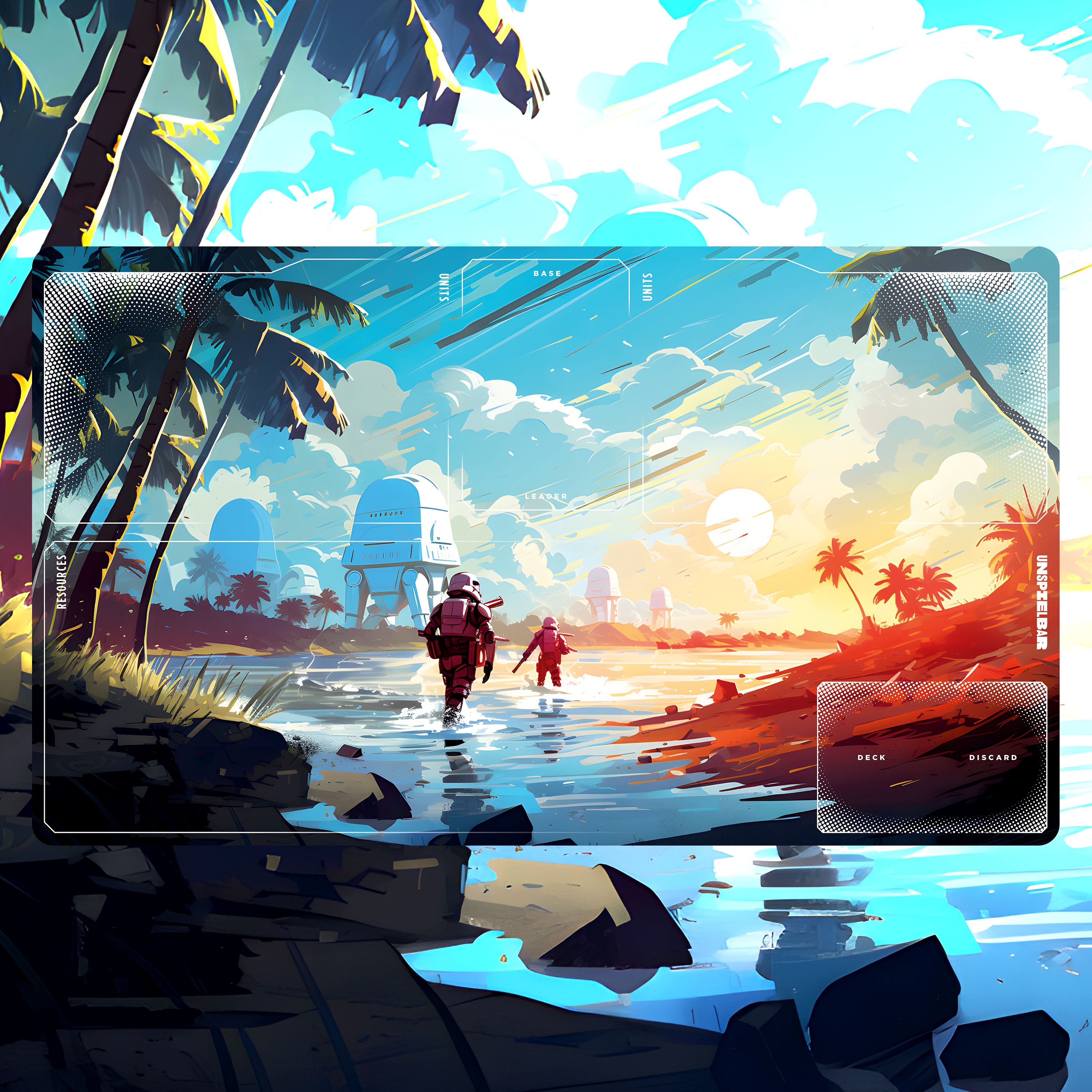 "UNLIMITED POWER" Playmat (Rebel Beach)