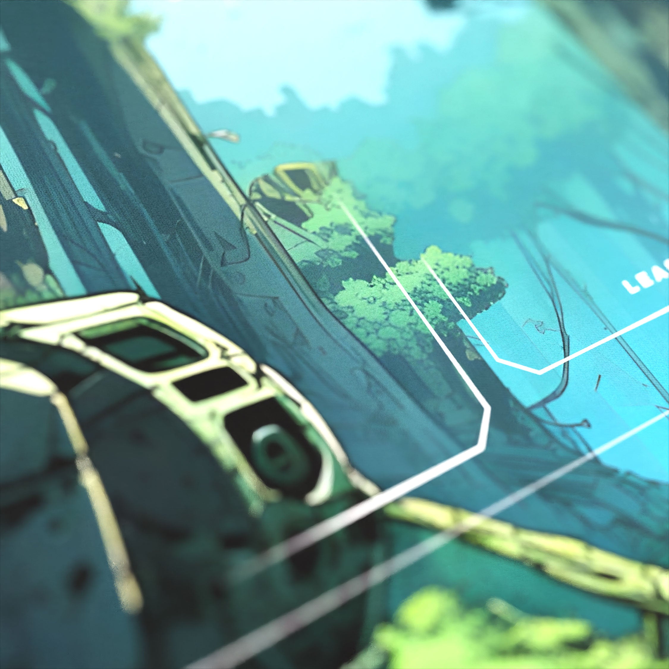 "STAR WARS UNLIMITED" Neoprene TCG Playmat (Swamp Planet)