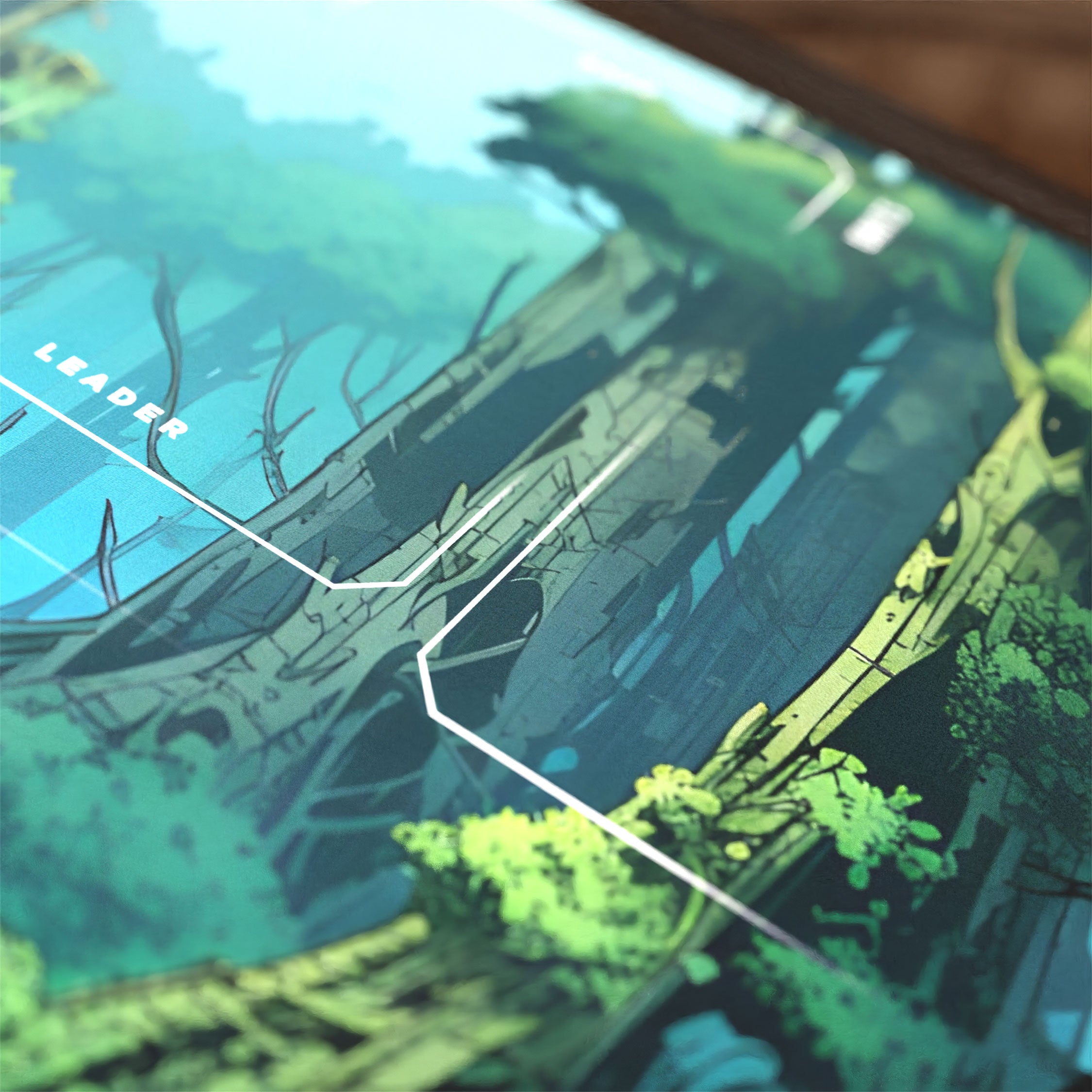 "STAR WARS UNLIMITED" Neoprene TCG Playmat (Swamp Planet)