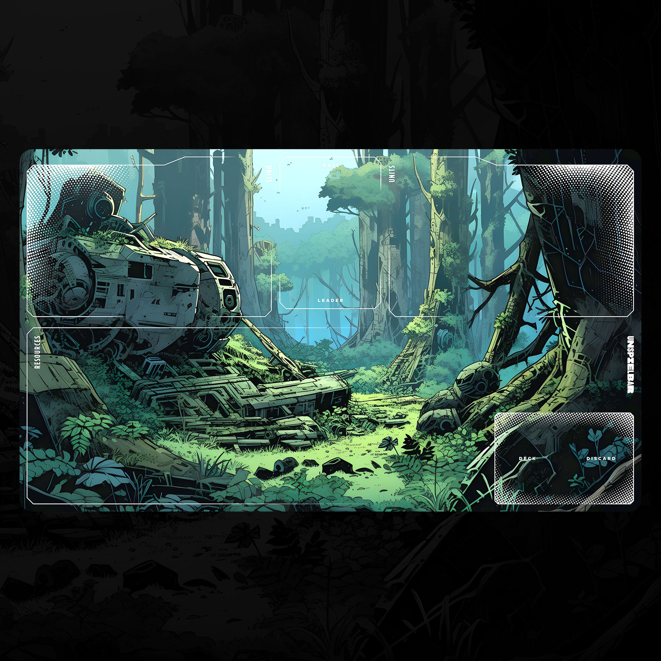 "STAR WARS UNLIMITED" Neoprene TCG Playmat (Swamp Planet)