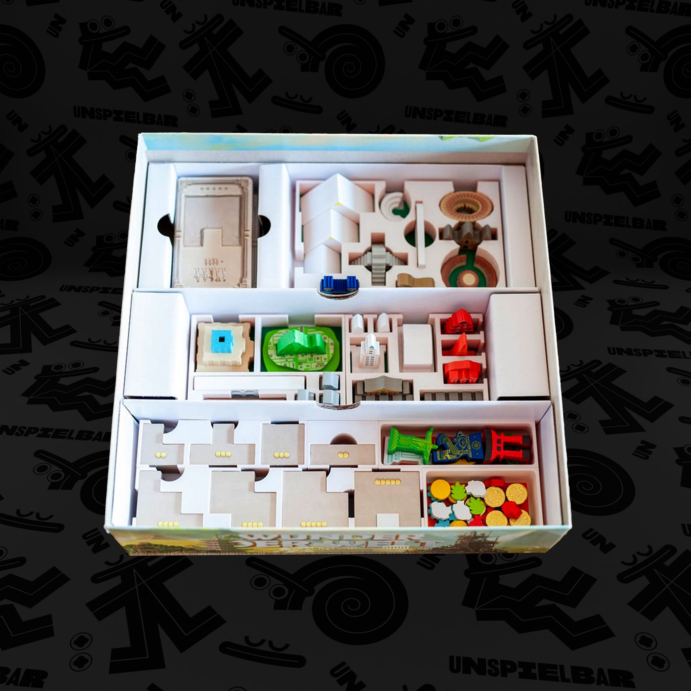 "WORLD WONDER" Gold Insert