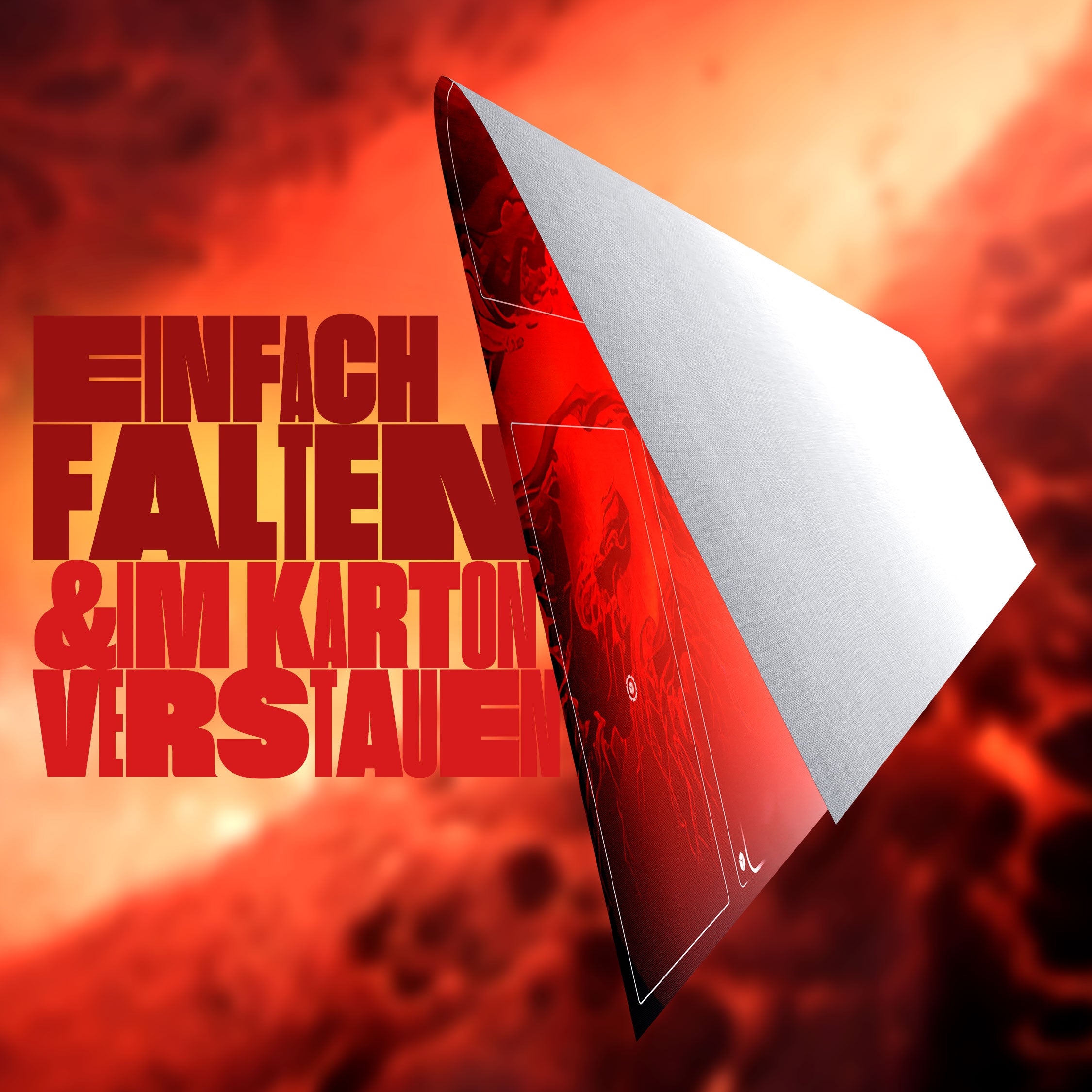 "ZU VIELE KNOCHEN" 4-Spieler Playmat (Unzerbrechliches Magma)