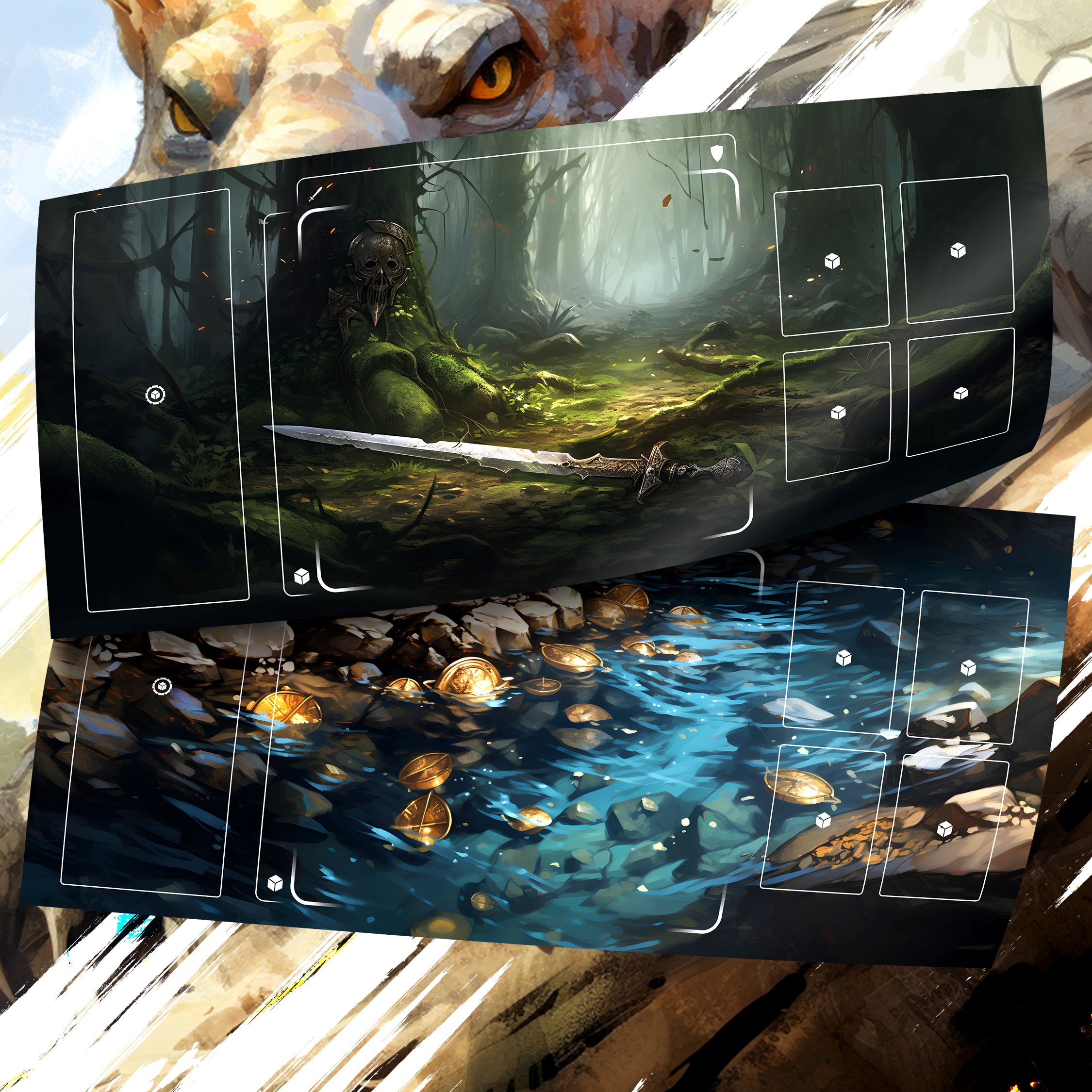 "ZU VIELE KNOCHEN" Playmat (GEAR)