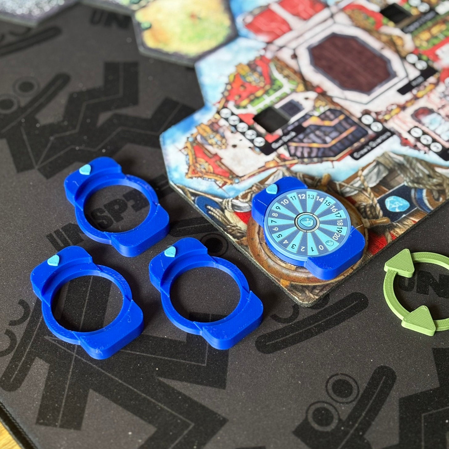 "CLOUDSPIRE" Premium Tracker + Faction Marker Set (incl. expansions)