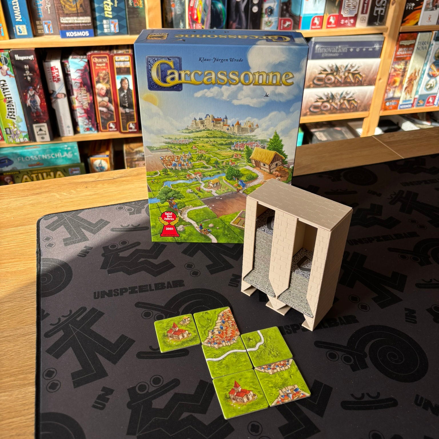 "CARCASSONNE" Premium Plättchen Turm Upgrade