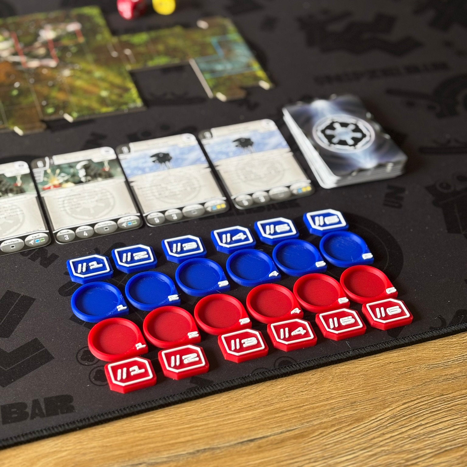 "IMPERIAL ASSAULT" Premium Tracker + Miniatur Marker Set (inkl. Erweiterungen)