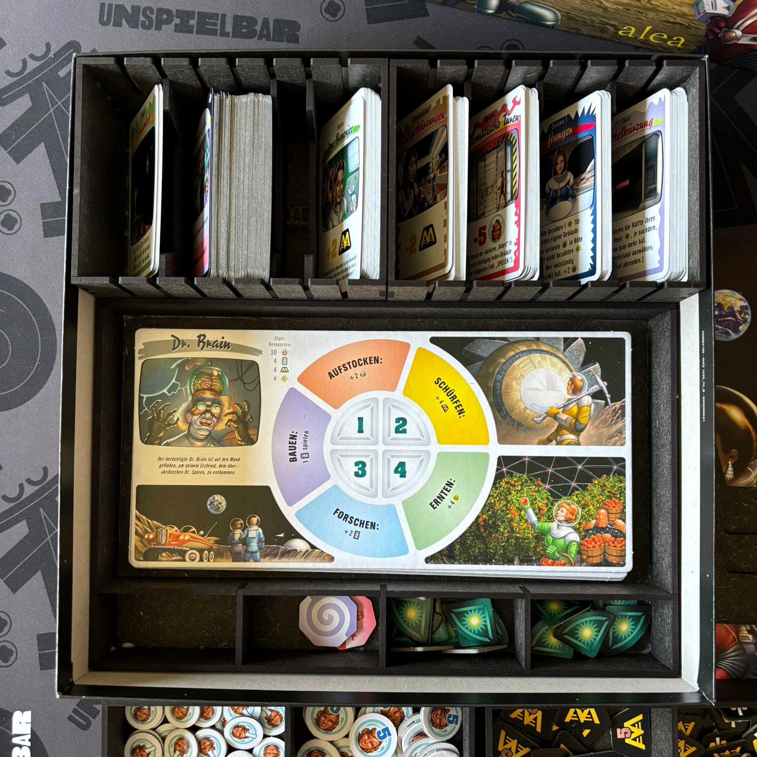 "MOON COLONY BLOODBATH" Holz Insert [Grundspiel]