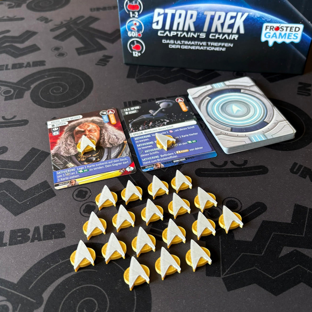 "STAR TREK: CAPTAIN'S CHAIR" Premium Erschöpft Token Set [Grundspiel]
