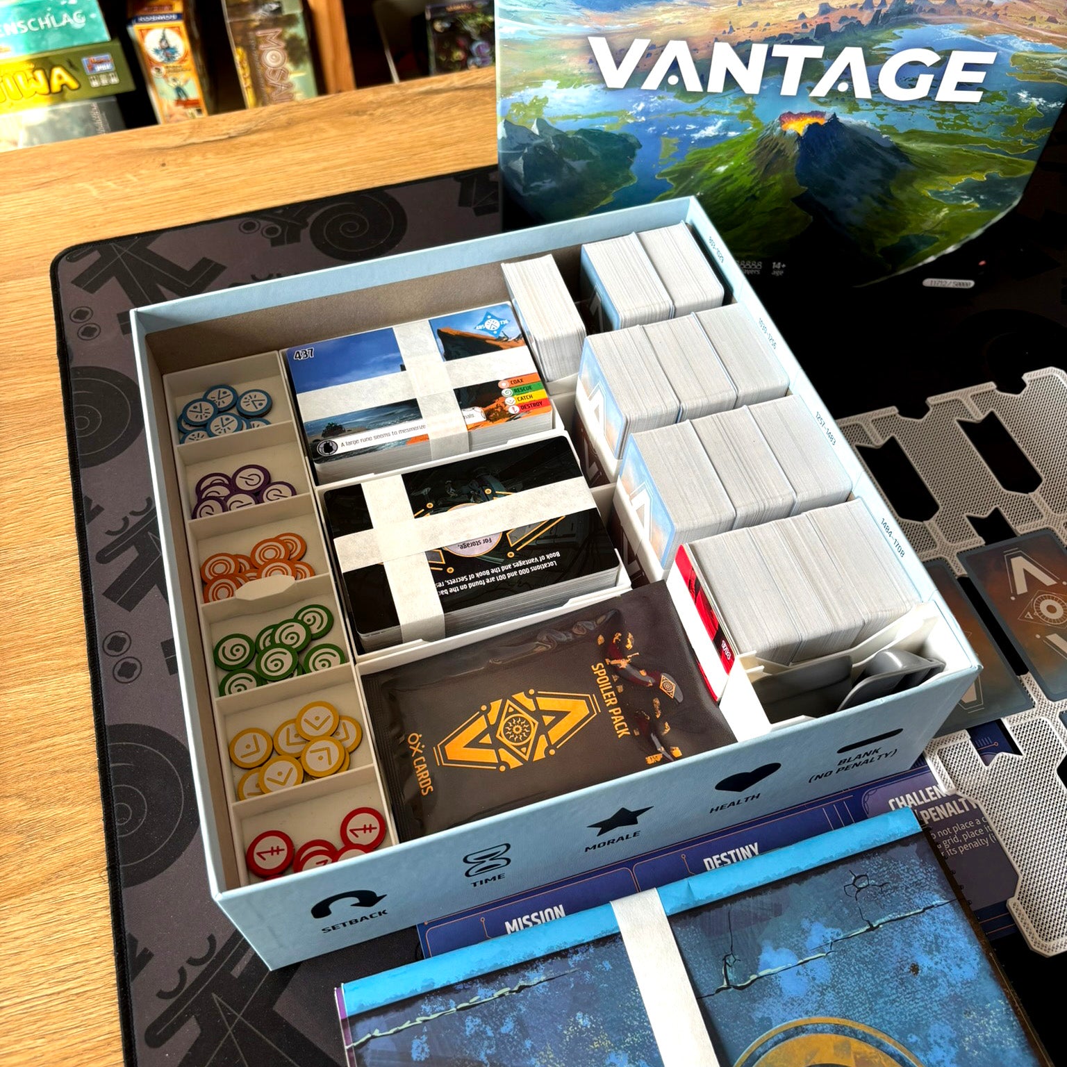 "VANTAGE" Premium Insert + Player Boards [Grundspiel]