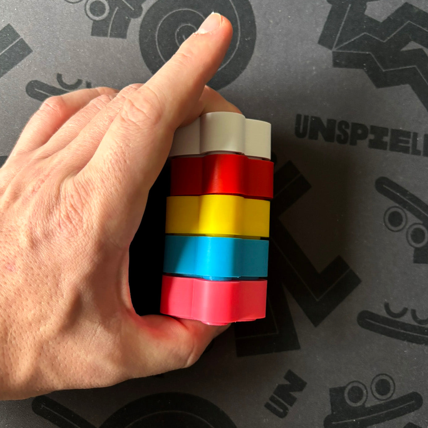 UNSPIELBAR+ Meeple Klicker (Fidget + Spielmarker)