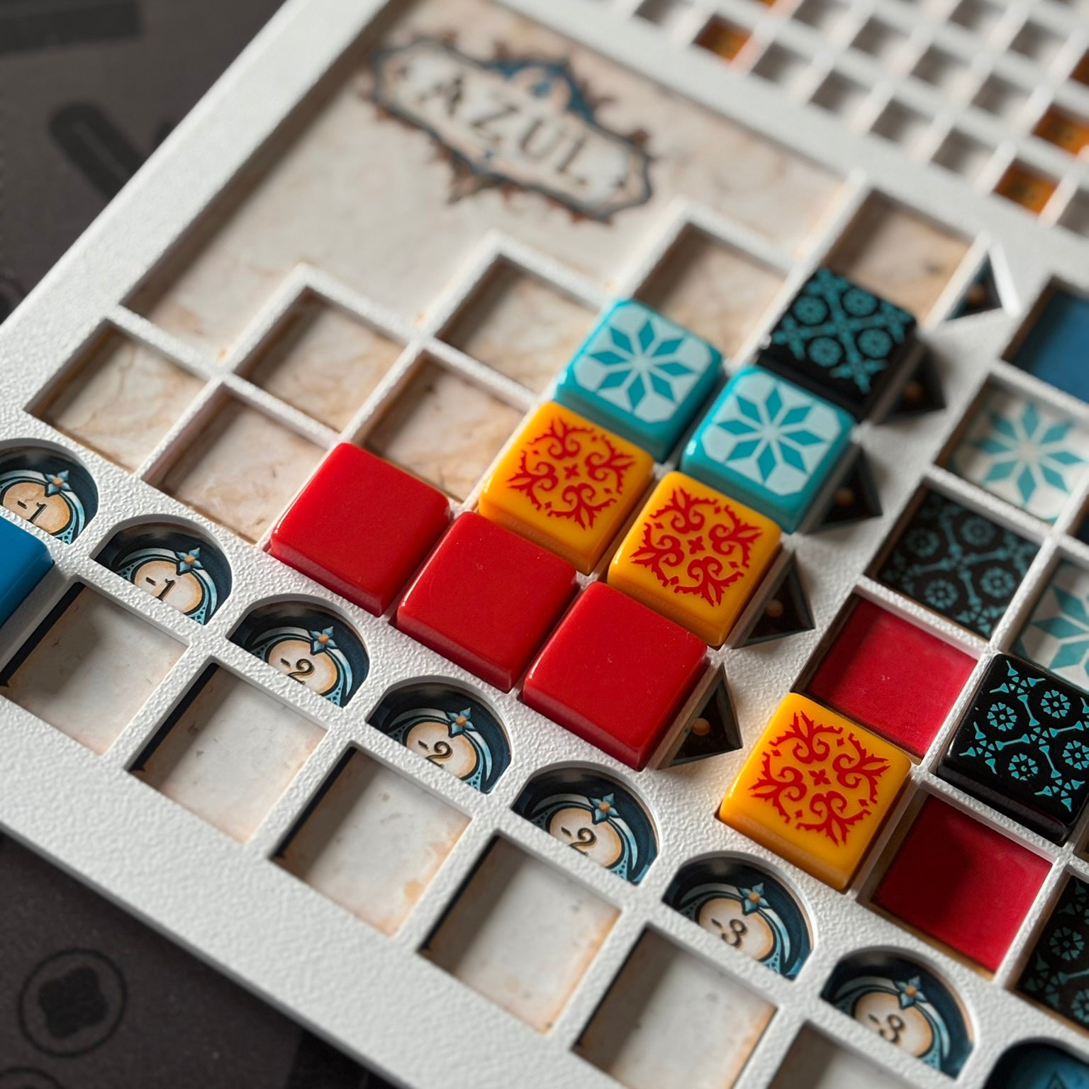 "AZUL" Player Board Overlay