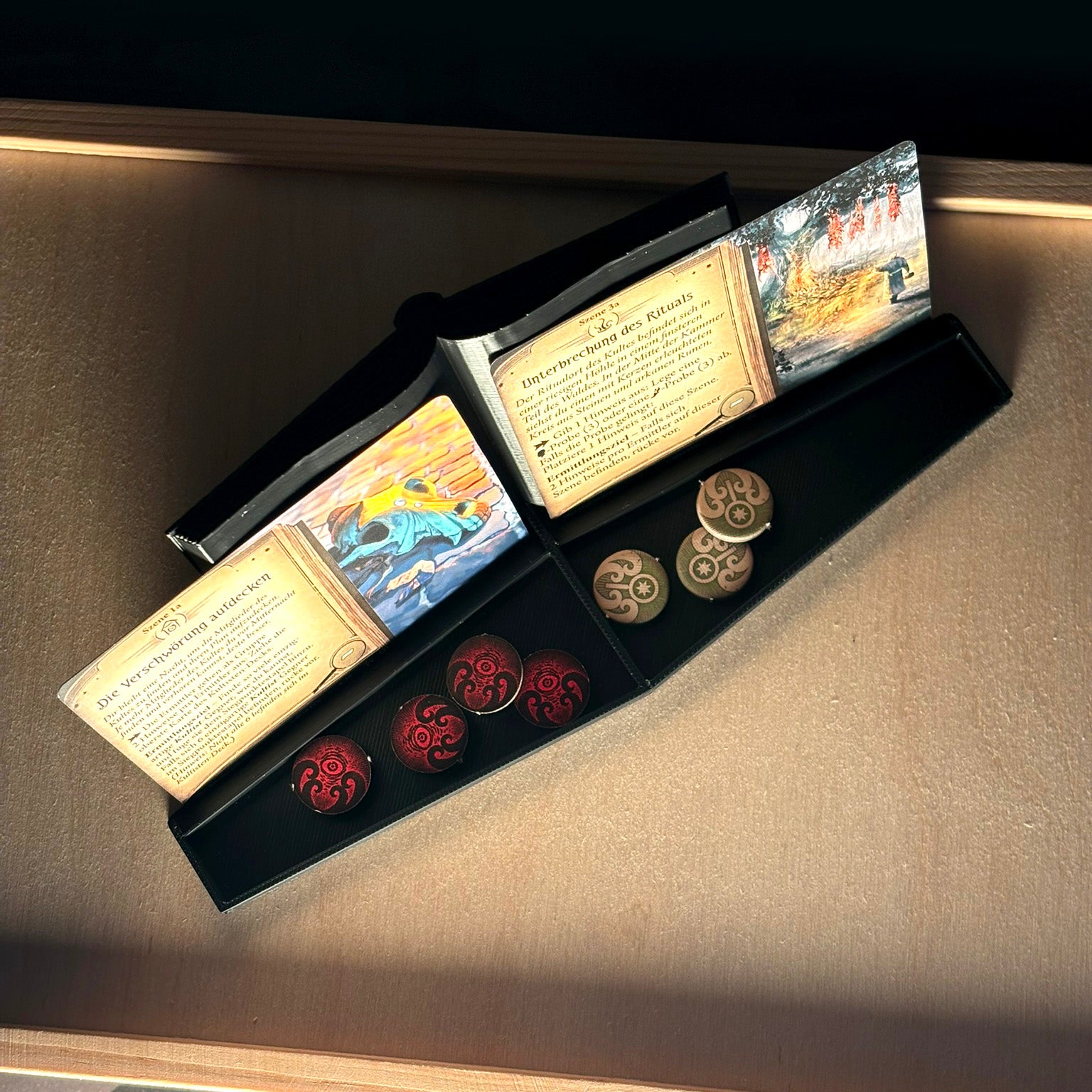 "ARKHAM HORROR: DAS KARTENSPIEL" Agenda & Szenen Kartenhalter