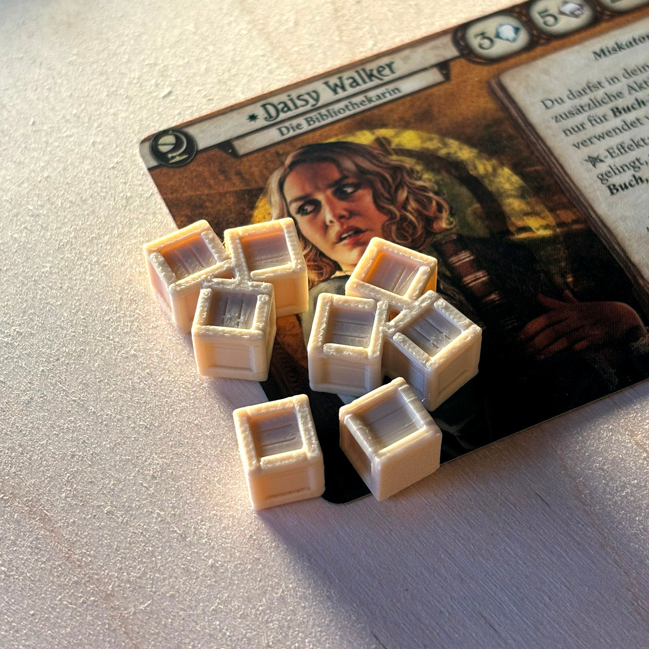 "ARKHAM HORROR: DAS KARTENSPIEL" 3D Ressourcen-Token Set