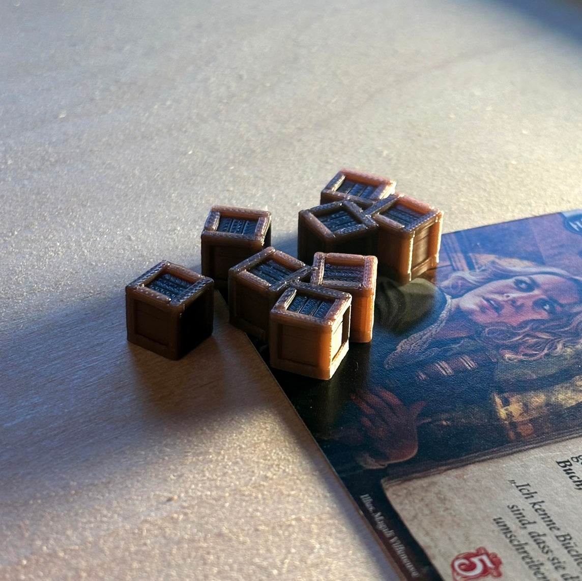 "ARKHAM HORROR: DAS KARTENSPIEL" 3D Ressourcen-Token Set