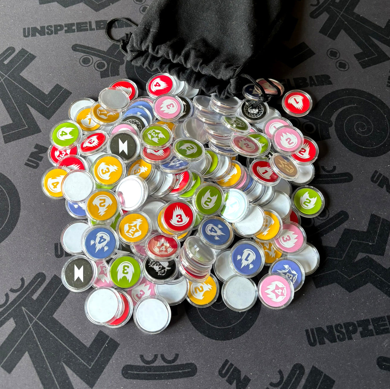 "BULLET ★ / ♥︎ / Orange" Token Kapseln (155-teiliges Schutzset)