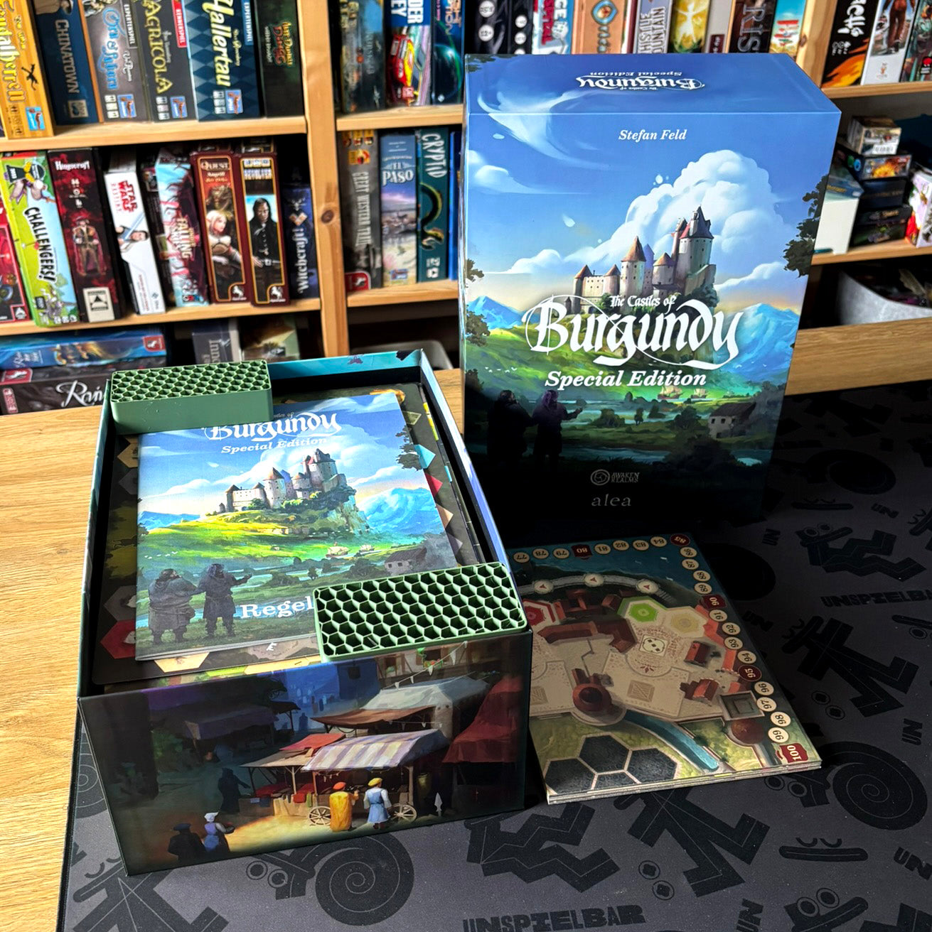 "CASTLES OF BURGUNDY" Special Edition Insert + Fixed Overlay Set