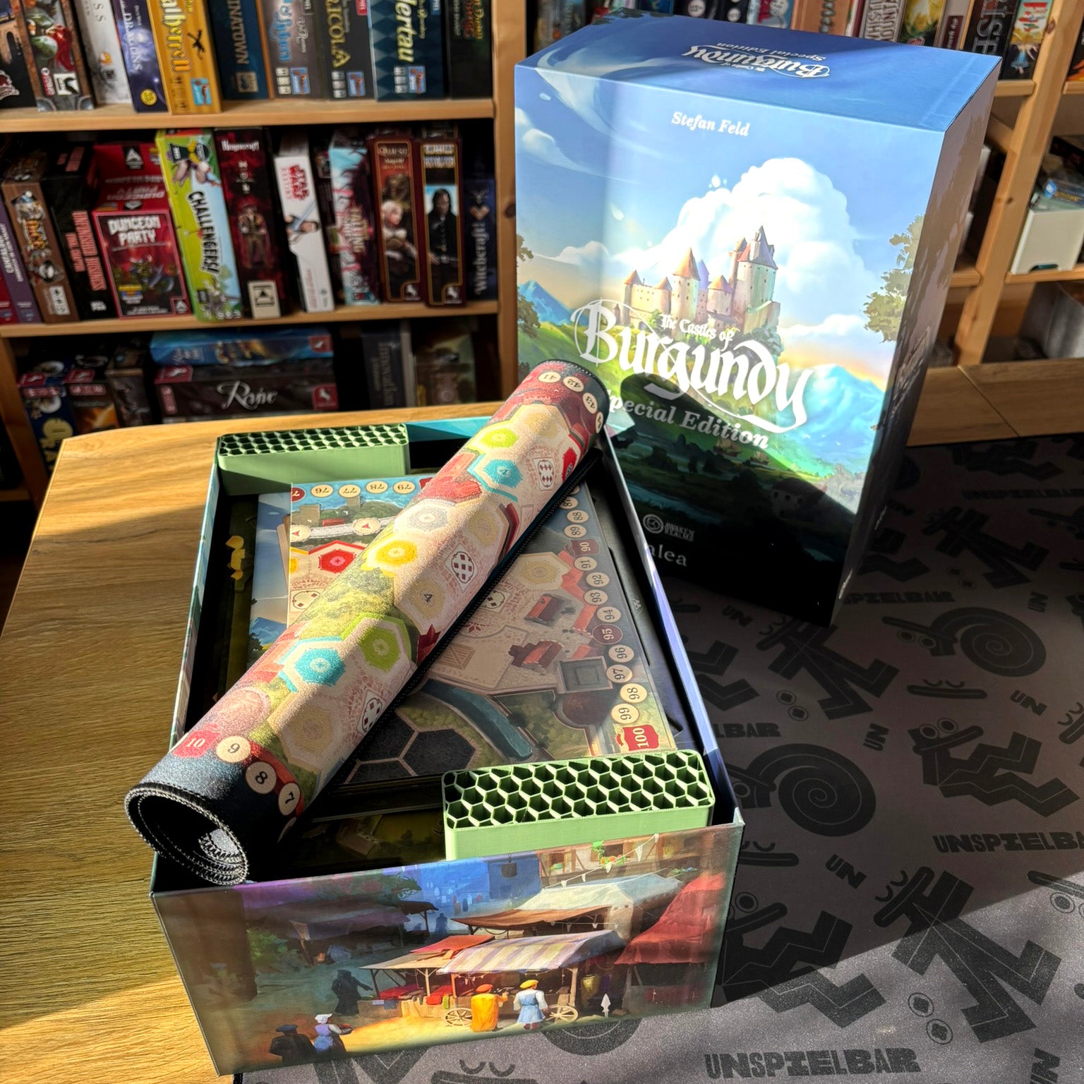 "CASTLES OF BURGUNDY" Special Edition Insert + Fixed Overlay Set