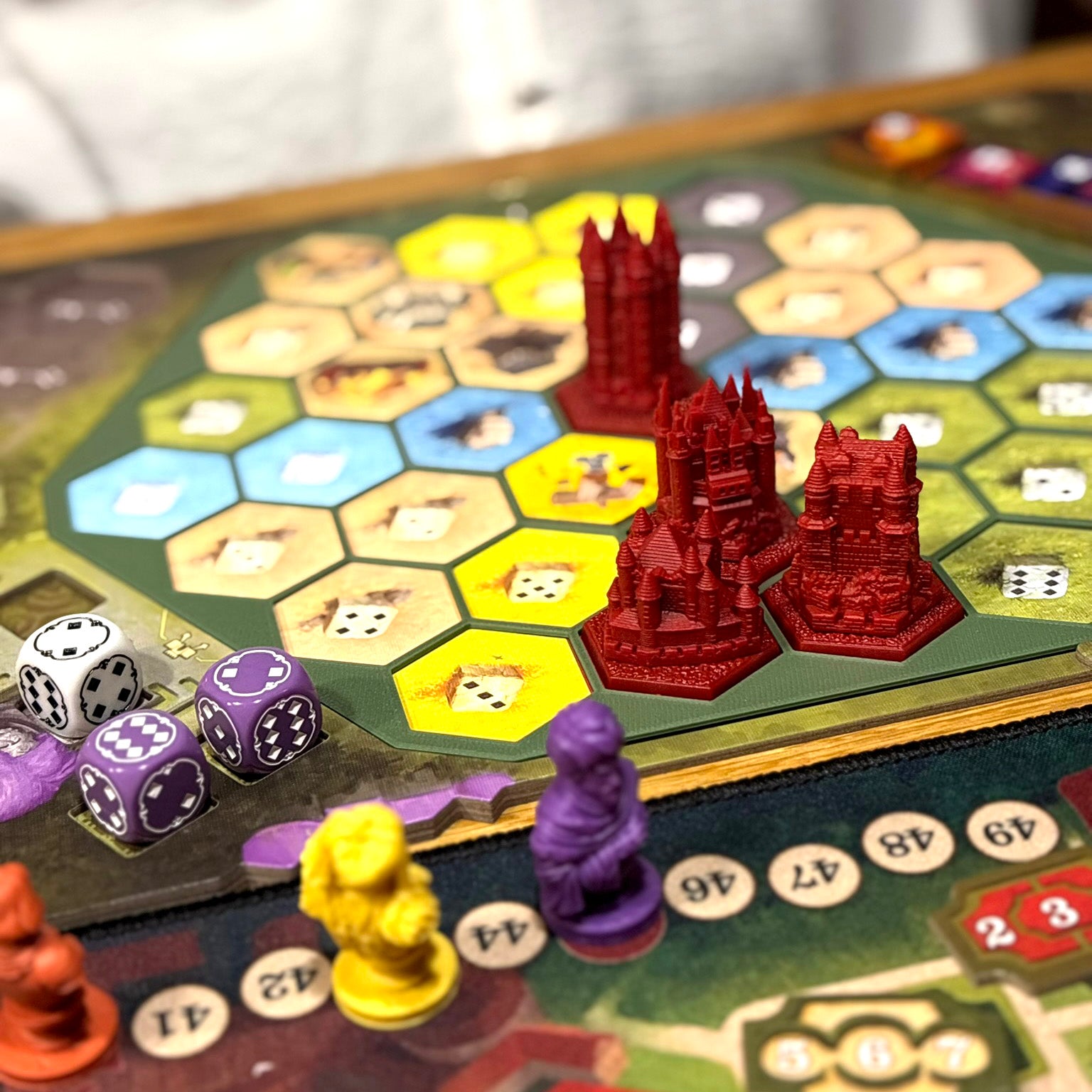 "CASTLES OF BURGUNDY" Special Edition Fixed Player Board Overlay