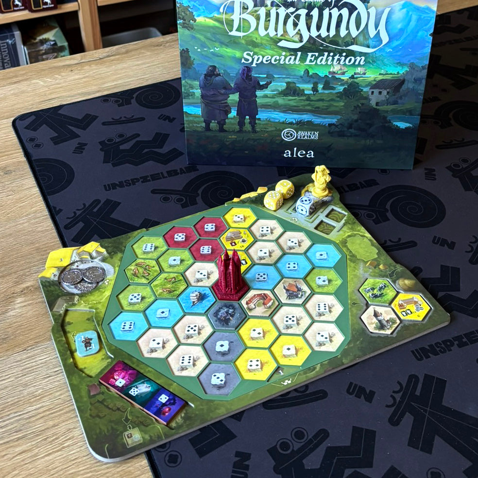 "CASTLES OF BURGUNDY" Special Edition Insert + Fixed Overlay Set