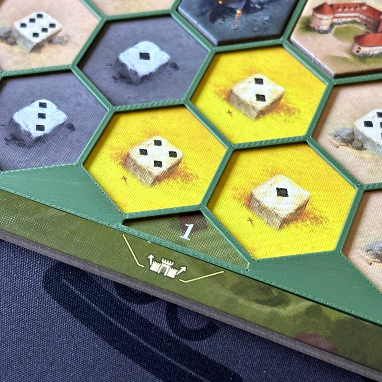 "CASTLES OF BURGUNDY" Special Edition Fixed Player Board Overlay