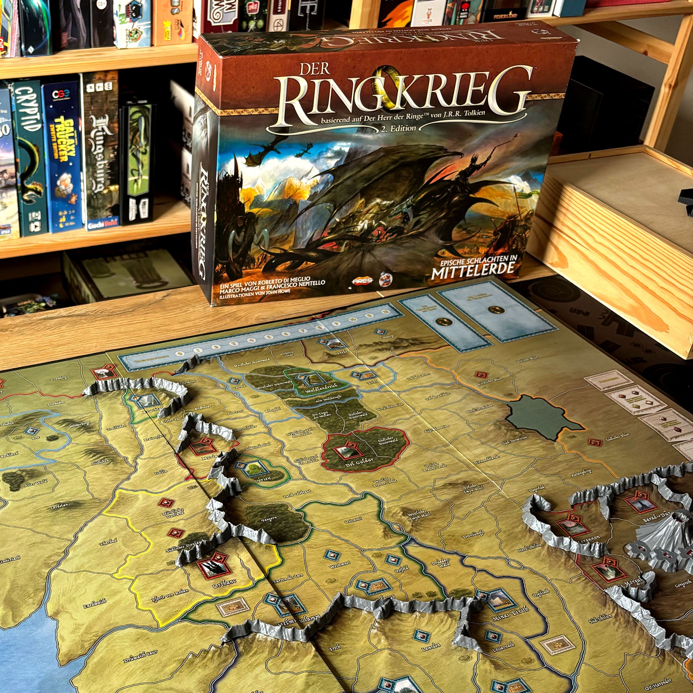 "THE WAR OF THE RING" 3D Mountain Set + Mount Doom