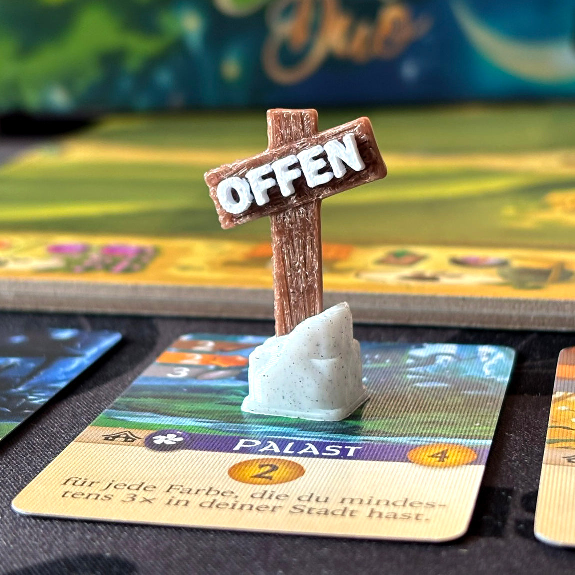 "EVERDELL" Premium Offen Schild Set