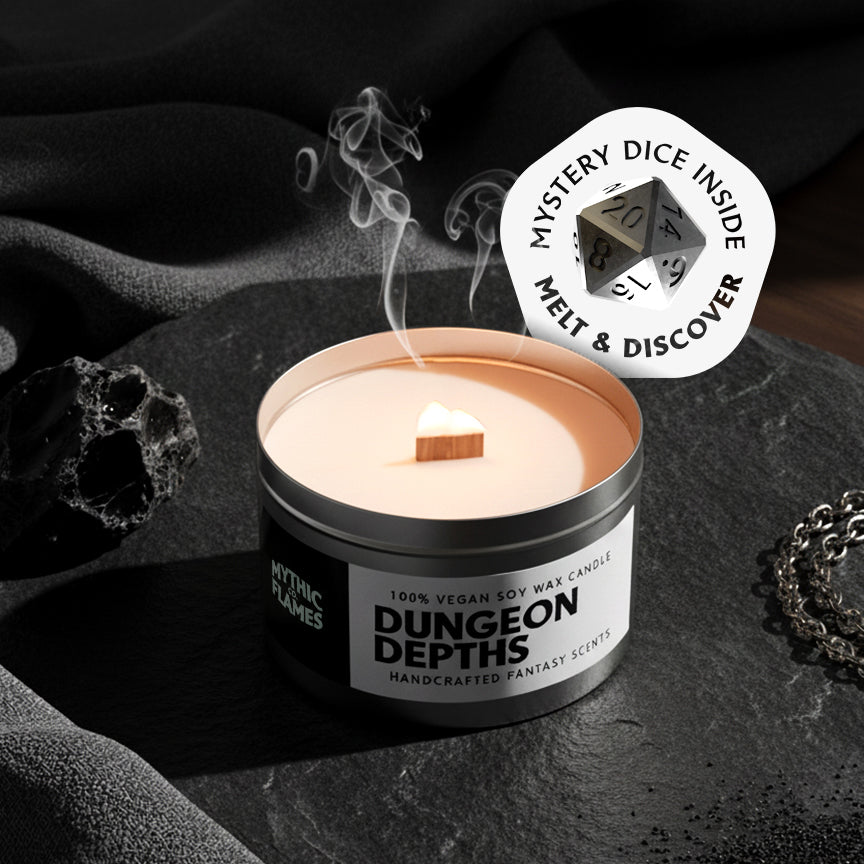"DUNGEON DEPTHS" Fantasy Scent Vegane Sojawachs Kerze