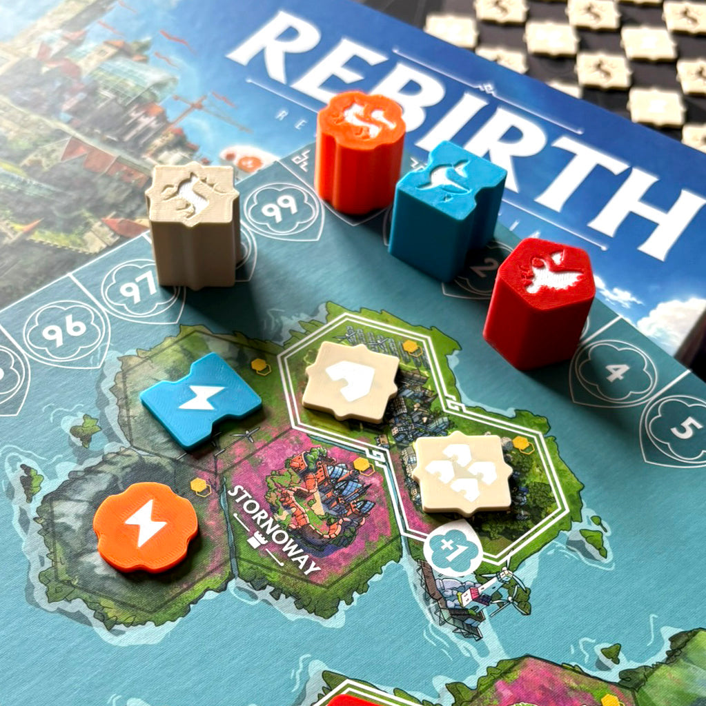 "REBIRTH" Premium Token & Score Marker Set (152 Teile)