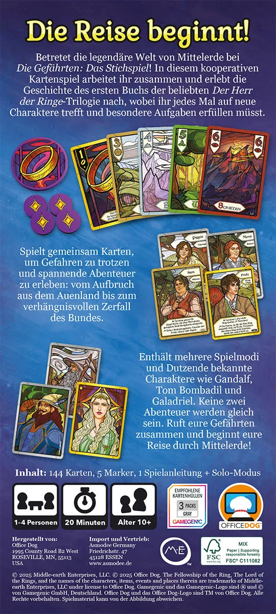 Der Herr der Ringe: Die Gefährten – Das Stichspiel