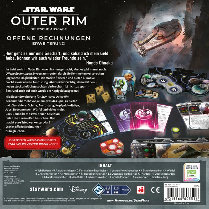 Star Wars: Outer Rim – Offene Rechnungen [Erweiterung]